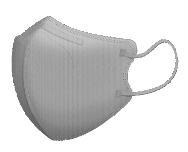Korean arte 2D adult face masks, 50-pack, soft and breathable protective masks shown in the image.